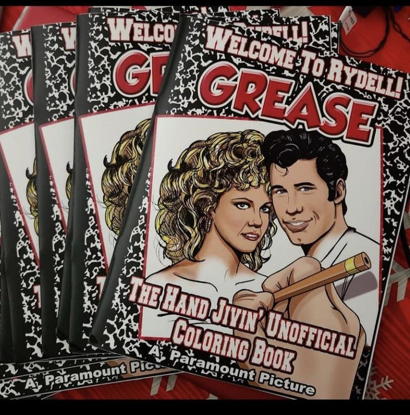 Welcome to Rydell! Grease Unofficial Coloring Book