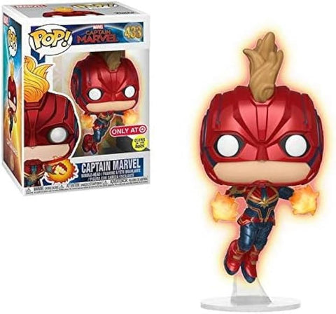 Marvel captain Marvel - Funko POP! Figure - Special Edition GLOW (433)