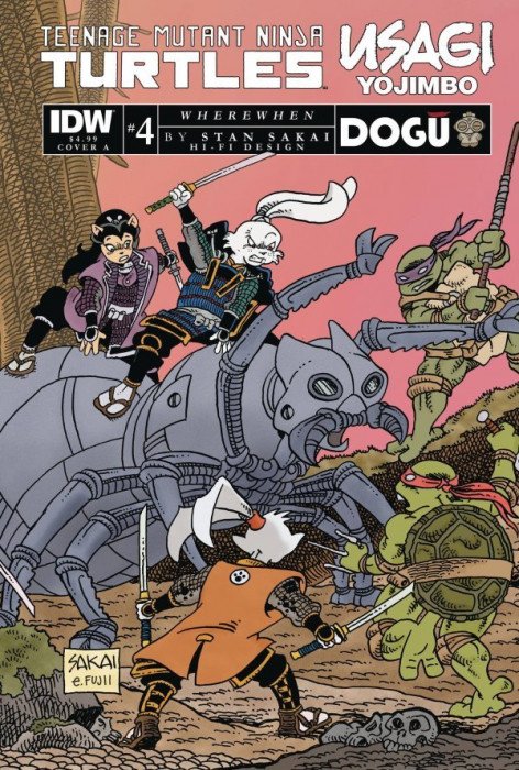 Teenage Mutant Ninja Turtles / Usagi Yojimbo: WhereWhen