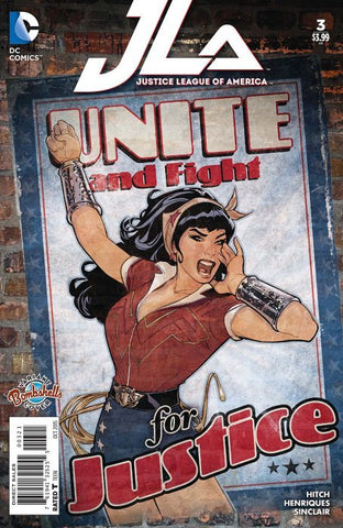 Justice League of America #3 (2015) Vol. 4 - DC Bombshells Variant Cover