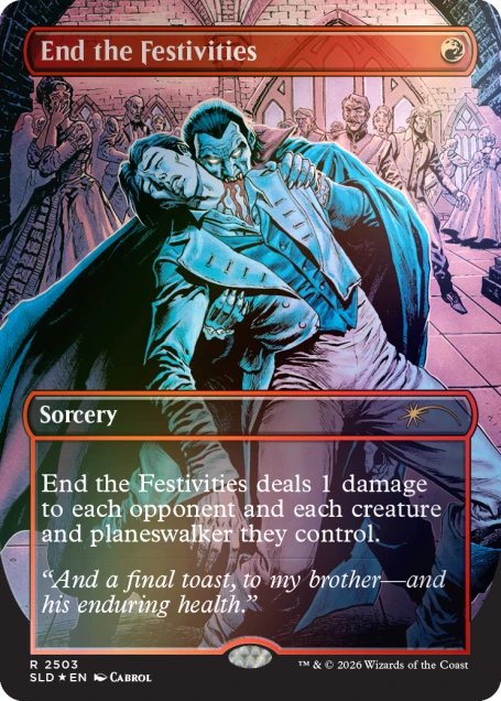 Magic the Gathering - Secret Lair x Dungeon's & Dragon's - Strahd's Descent (Foil Edition)