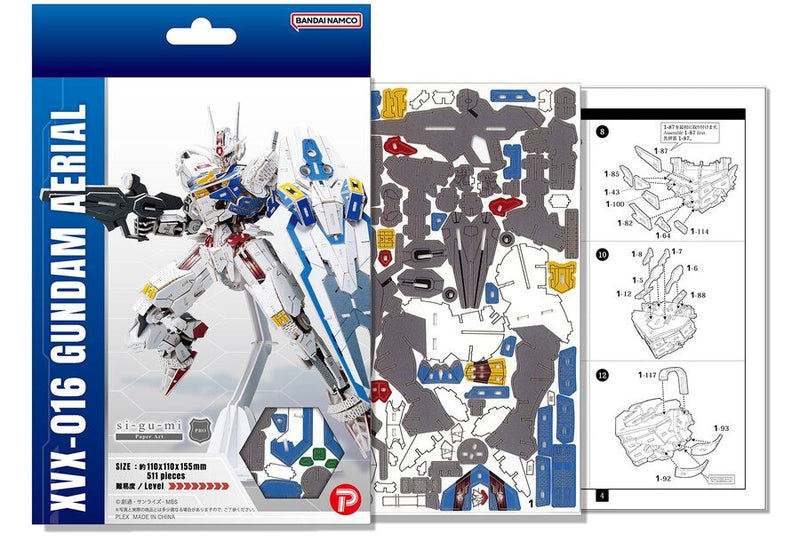 [si-gu-mi PRO] GUNDAM AERIAL VXV-016 Paper Puzzle