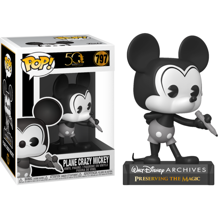 Plane Crazy Mickey - Pop! Figure - Walt Disney Archives (797)