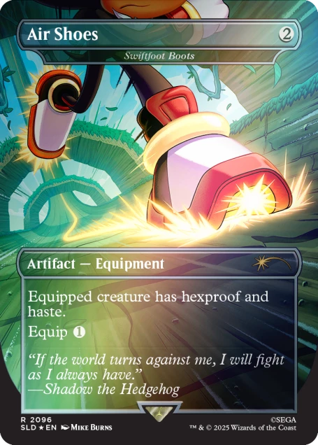 Magic the Gathering - Secret Lair - Sonic - Turbo Gear (Foil Edition)