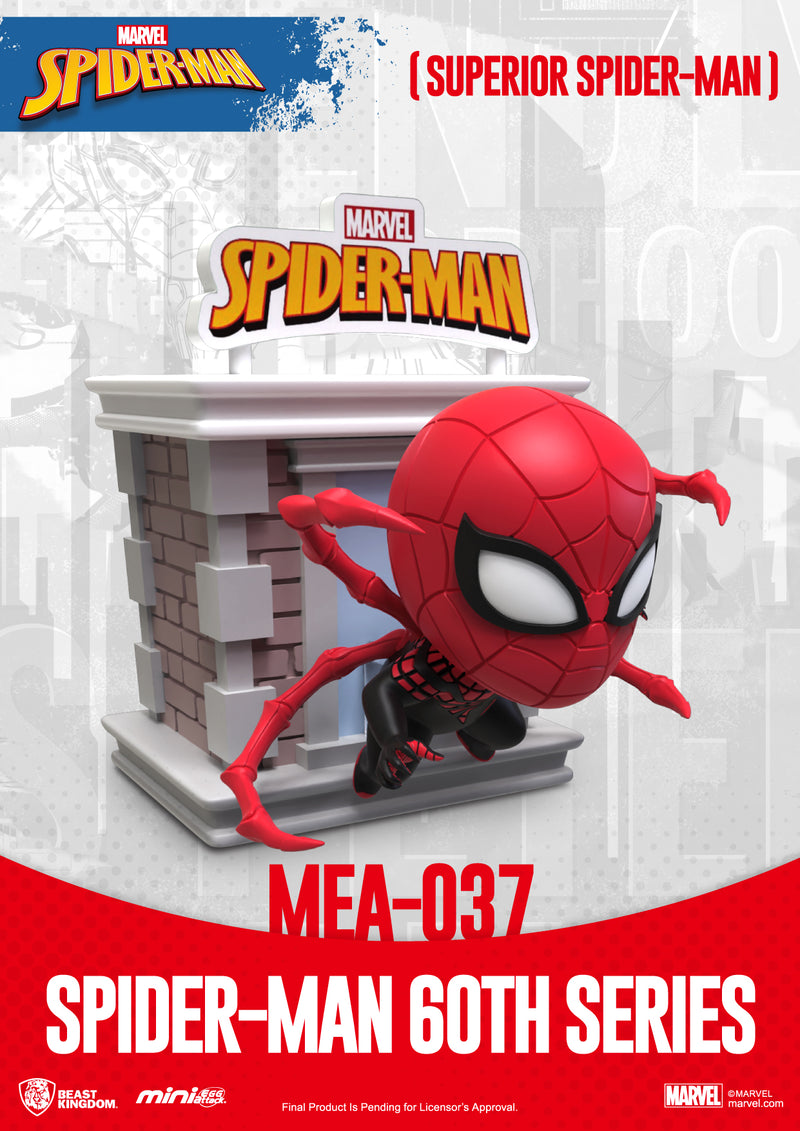 Beast Kingdom Mini Egg Attack Spider-Man 60th Anniversary Series Bright Box Set (6 in the Assortment)