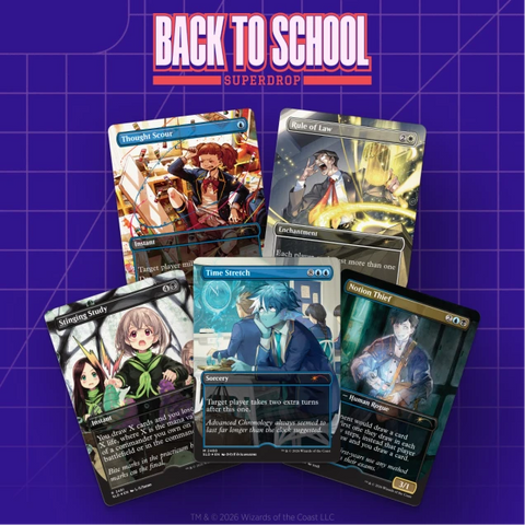 Magic the Gathering - Secret Lair - Mahō Gakuin Seishun Hakusho — 魔法学院青春白書