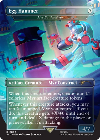 Magic the Gathering - Secret Lair - Sonic - Turbo Gear (Foil Edition)