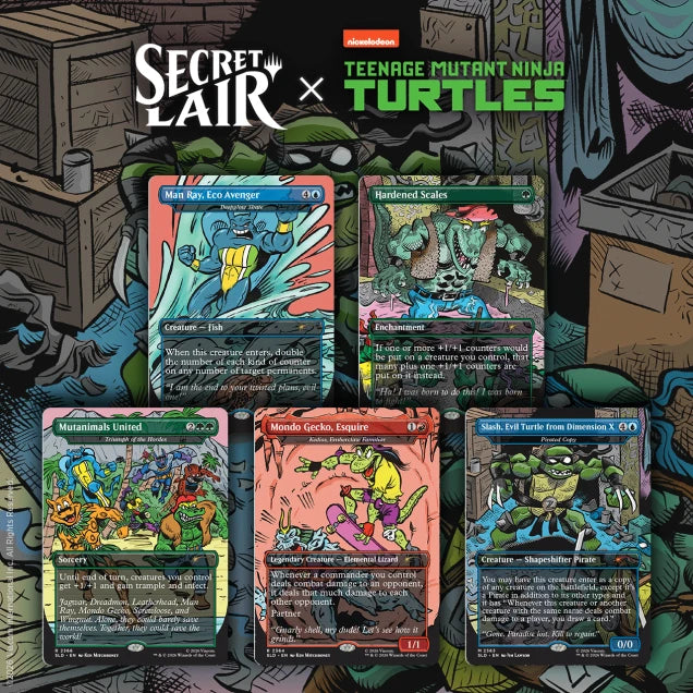 Magic the Gathering - Secret Lair x Teenage Mutant Ninja Turtles - The Mighty Mutanimals
