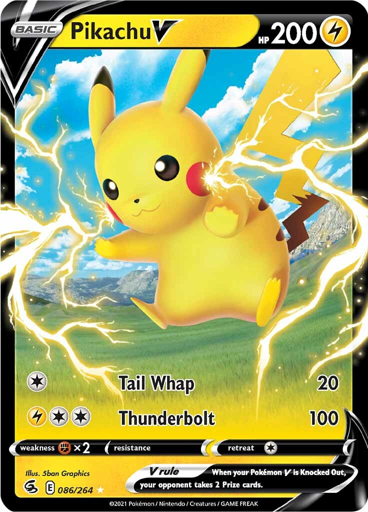 Pikachu V (086/264) [Sword & Shield: Fusion Strike]