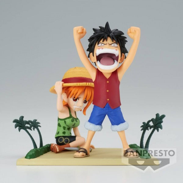 One Piece - World Collectable - Figure Log Stories - Monkey D. Luffy & Nami