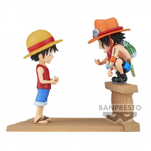One Piece - World Collectable Figure Log Stories - Monkey D. Luffy & Portgas D. Ace