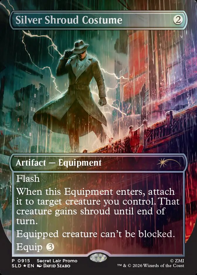 Silver Shroud Costume (0915) [Secret Lair Drop Series]