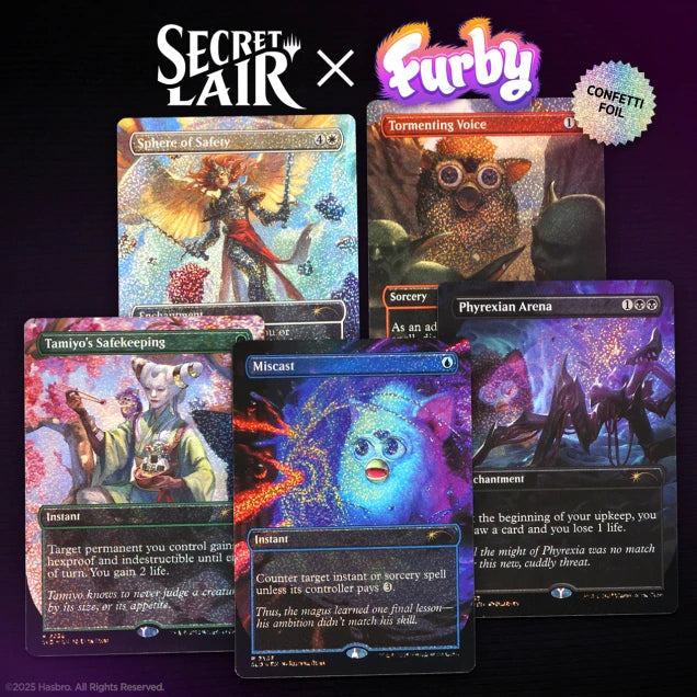 Magic the Gathering - Secret Lair - Secret Lair x Furby: Furbys: The Gathering (Confetti Foil Edition)