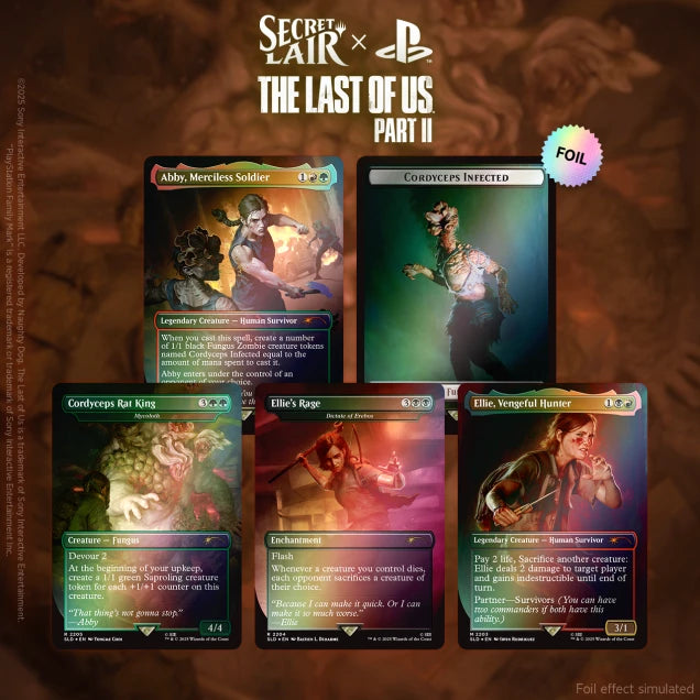 Magic the Gathering - Secret Lair - The Last of Us: Part II (Foil Edition)