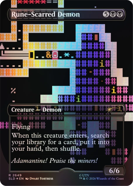 Magic the Gathering - Secret Lair x Dwarf Fortress - Create New World (Foil Edition)