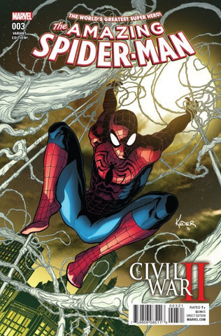 Civil War II: Amazing Spider-Man #03b (2016) Mini - Variant Cover
