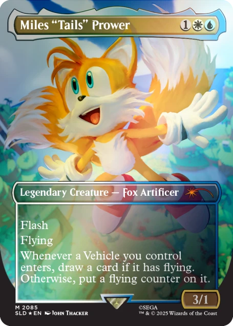 Magic the Gathering - Secret Lair - Sonic - Friends and Foes (Rainbow Foil)