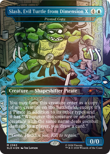 Magic the Gathering - Secret Lair x Teenage Mutant Ninja Turtles - The Mighty Mutanimals (Foil Edition)