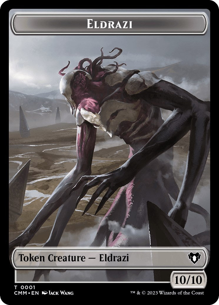 Eldrazi // Dwarf Berserker Double-Sided Token [Commander Masters Tokens]