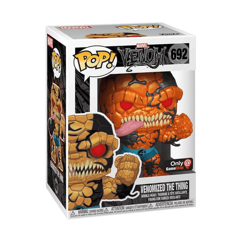 Marvel Venom- Funko Pop! Figure - Venomized The Thing Special Edition (692)