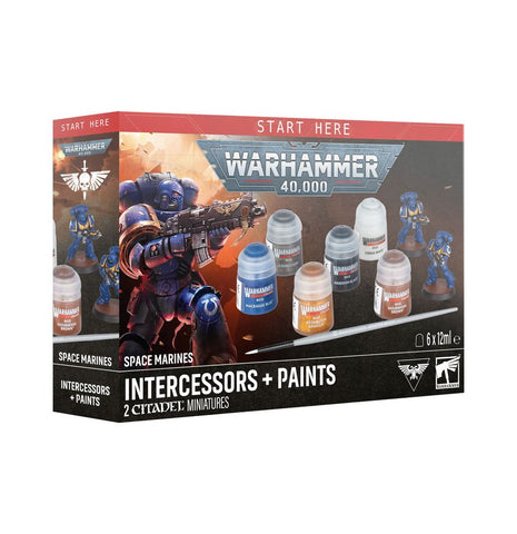 Space Marines: Intercessors +Paints
