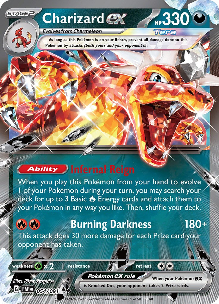 Charizard ex (054/091) [Scarlet & Violet: Paldean Fates]