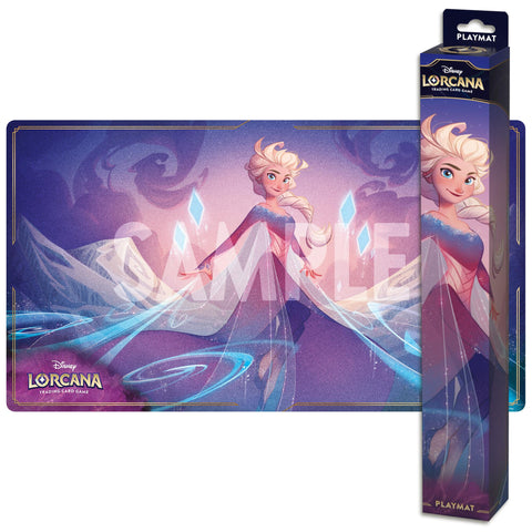 Disney Lorcana S6 Azurite Sea Playmat: Elsa, The Fifth Spirit