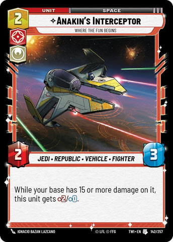 Anakin's Interceptor - Where the Fun Begins (142/257) (142/257) [Twilight of the Republic]