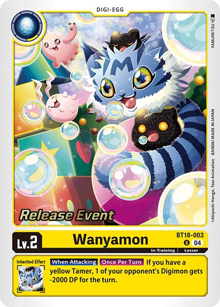 Wanyamon [BT18-003] [Release Special Booster Ver.2.0 Pre-Release Cards]