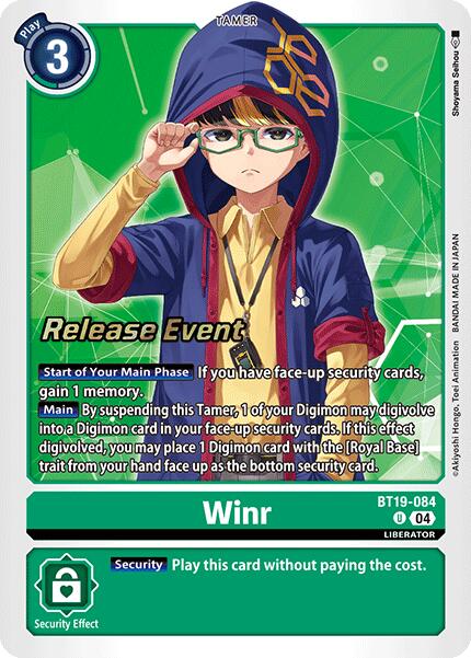 Winr [BT19-084] [Release Special Booster Ver.2.0 Pre-Release Cards]