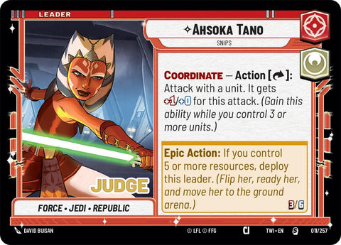 Ahsoka Tano - Snips (011/257) (011/257) [Judge Promos]