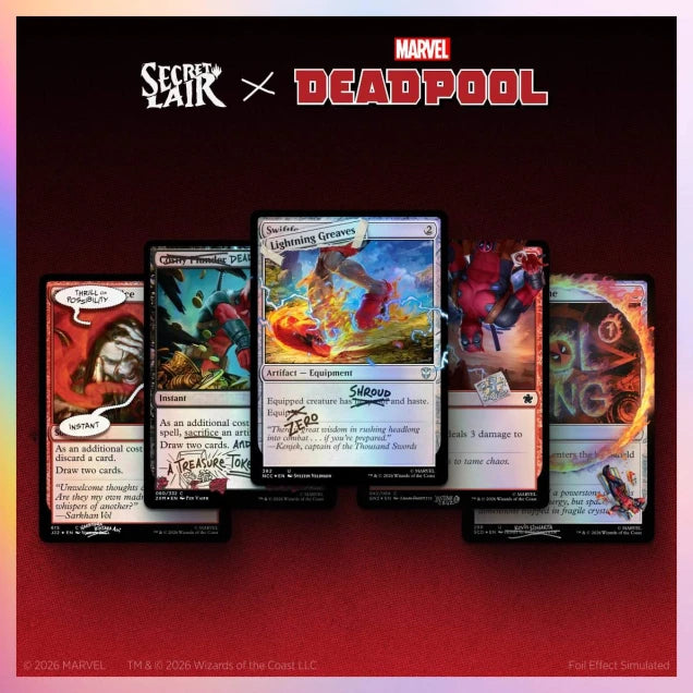 Magic the Gathering - Secret Lair - Deadpool - I Fixed It (You’re Welcome) - Foil Edition