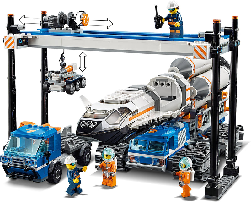 LEGO City 60229 Rocket Assembly Transport