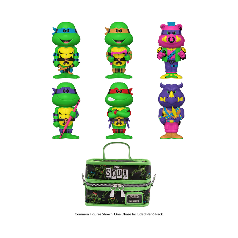 TMNT Funko Soda Vinyl Figures: cheapest Complete Set w/Loungefly Cooler *COMMONS*