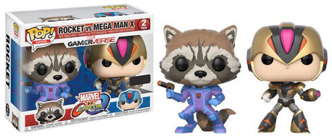 Marvel VS Capcom Infinite - Funko Pop! Figure - 2 Pack Rocket vs Megaman X