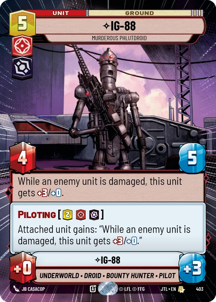 IG-88 - Murderous Phlutdroid (403) (Hyperspace) (403) [Jump to Lightspeed]
