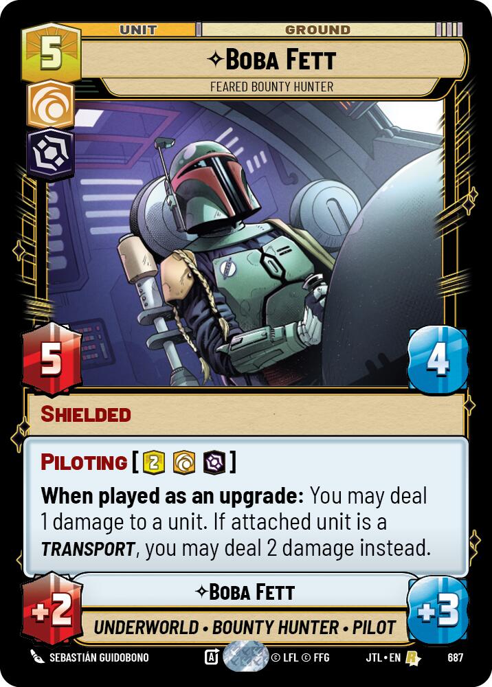 Boba Fett - Feared Bounty Hunter (687) (687) [Jump to Lightspeed]