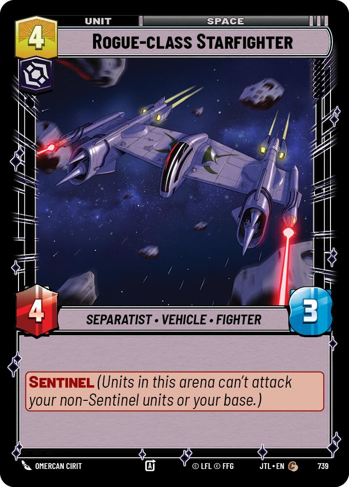 Rogue-class Starfighter (739) (739) [Jump to Lightspeed]