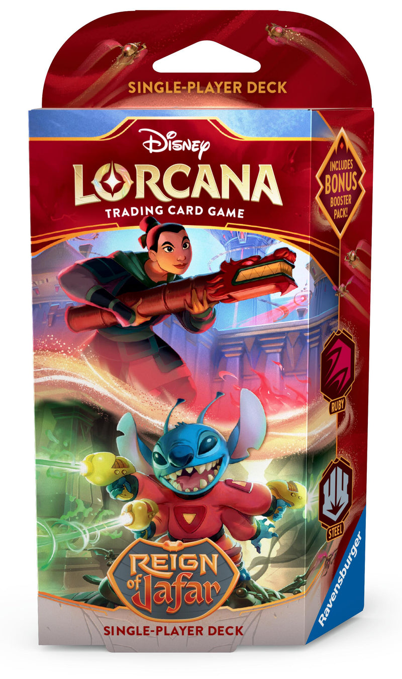 Disney Lorcana TCG - Reign of Jafar - Starter Deck (Ruby & Steel)