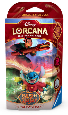 Disney Lorcana TCG - Reign of Jafar - Starter Deck (Ruby & Steel)