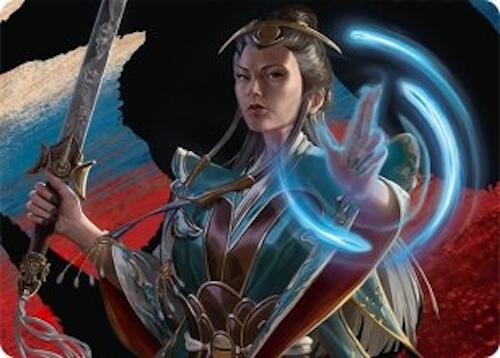 Narset, Jeskai Waymaster Art Card (44/54) [Tarkir: Dragonstorm Art Series]
