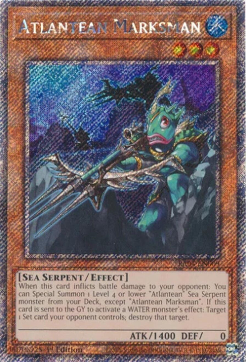 Atlantean Marksman [RA04-EN009] Platinum Secret Rare
