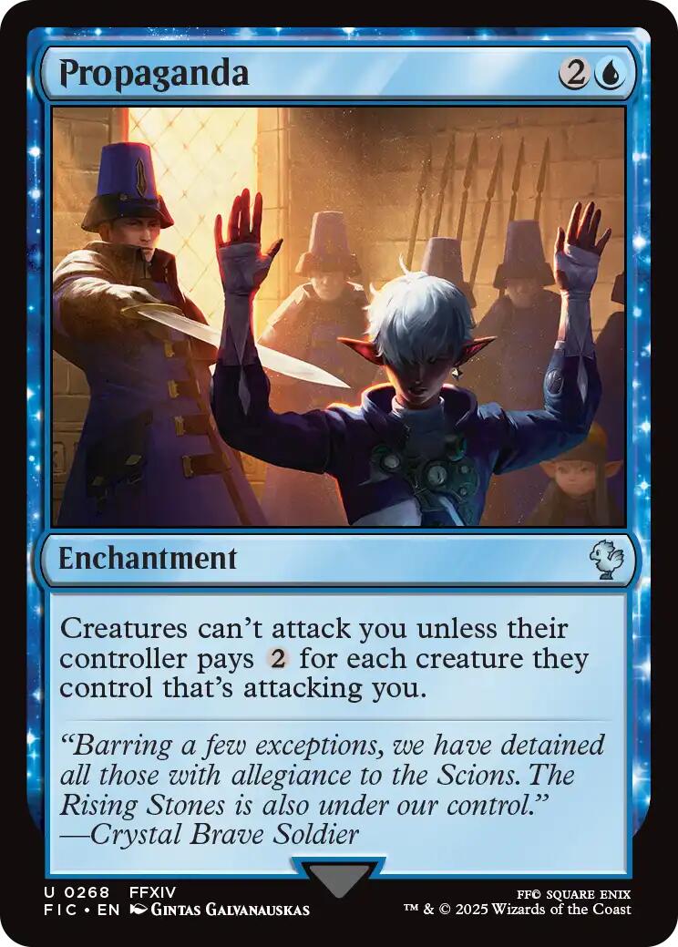 Propaganda (Surge Foil) [FINAL FANTASY Commander]