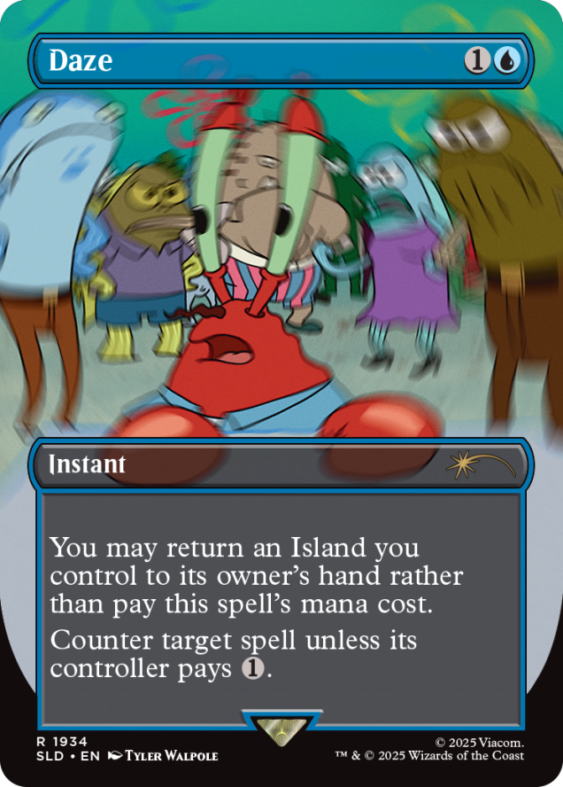 Magic the Gathering - Secret Lair - SpongeBob SquarePants: Internet Sensation Standard Edition