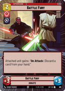 Battle Fury (879) (Hyperspace Foil) (879) [Legends of the Force]