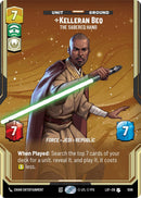 Kelleran Beq - The Sabered Hand (1086) (Prestige Foil) (1086) [Legends of the Force]