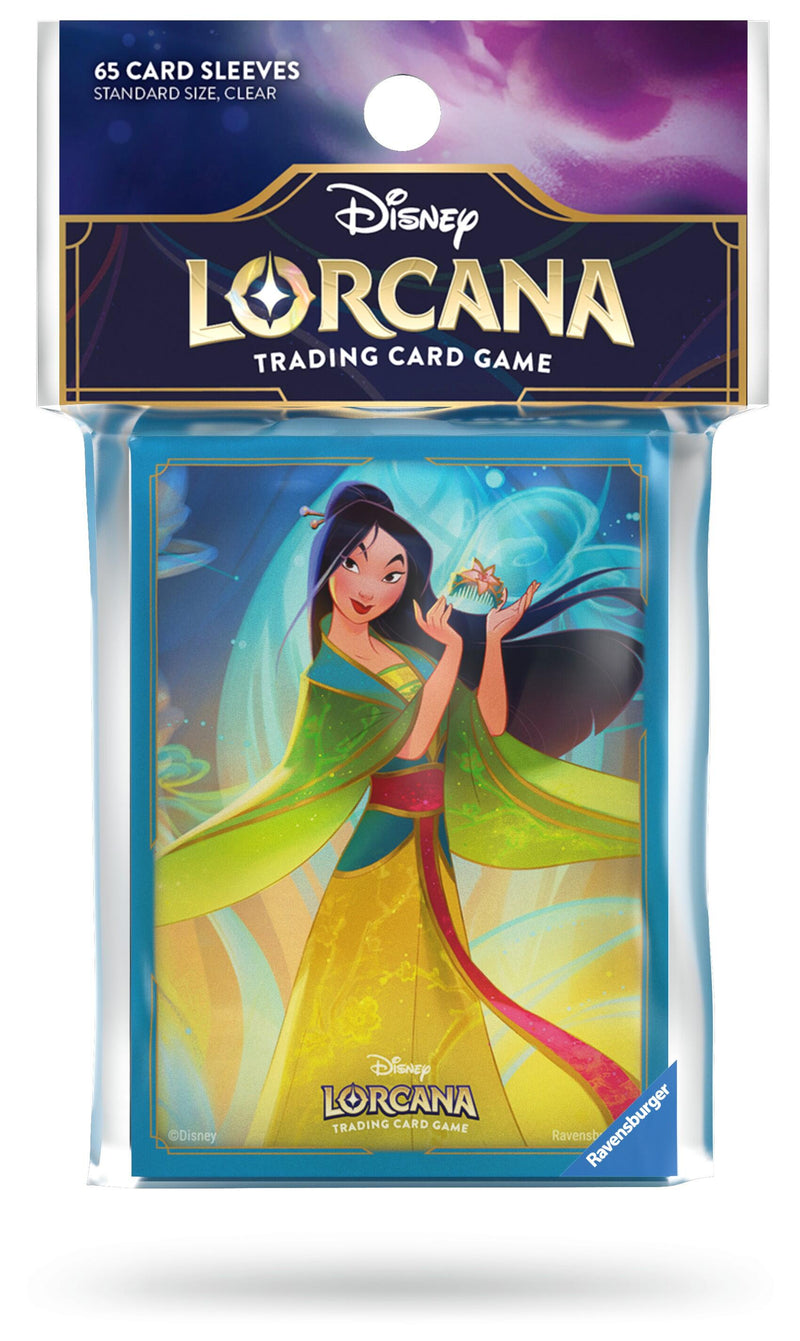 Disney Lorcana TCG - Card Sleeves (Mulan - With Comb / 65-Pack)