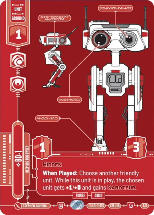 BD-1 (4/6) - Beep Boo Boo Bweep (4/6) [2025 Convention Exclusive]