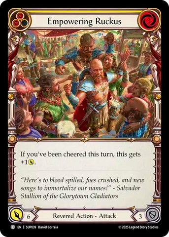 Empowering Ruckus [SUP039] (Super Slam)  Rainbow Foil