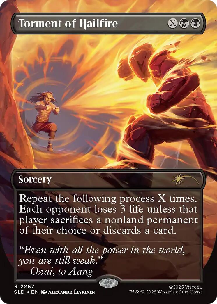 Torment of Hailfire (2287) [Secret Lair Drop Series]